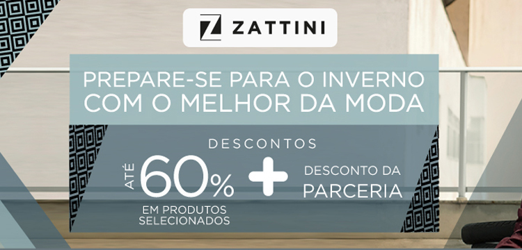 Zattini oferece até 75% de desconto em compras para associados