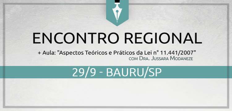 29 de setembro: CNB/SP realiza Encontro Regional em Bauru