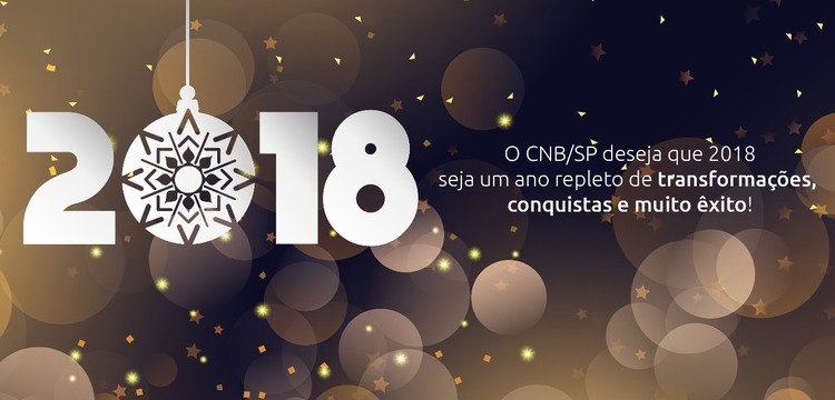 O CNB/SP deseja a todos um ótimo 2018!