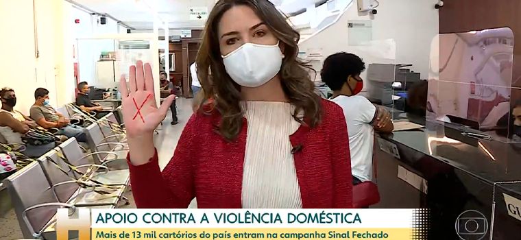 Jornal Hoje: Violência doméstica pode ser denunciada em mais de treze mil cartórios do país