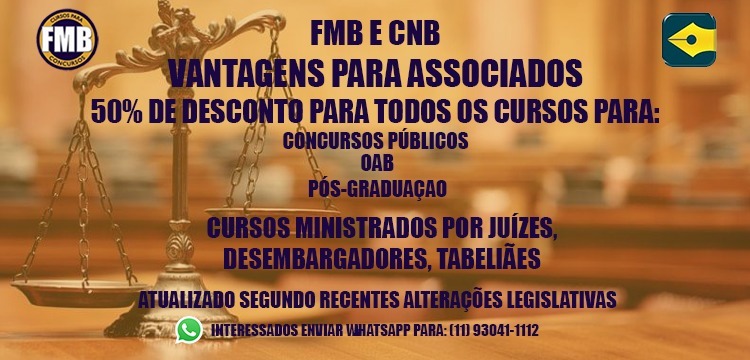 FMB Cursos oferece 50% de desconto para associados ao CNB/SP