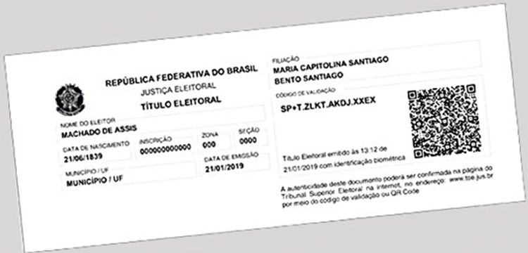 TSE: Título de eleitor em papel comum já é emitido em cartórios de cinco estados brasileiros