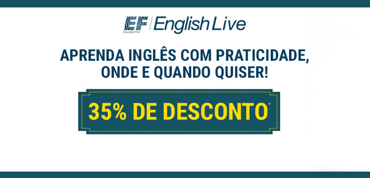 English Live oferece 35% de desconto na mensalidade para associados ao CNB/SP