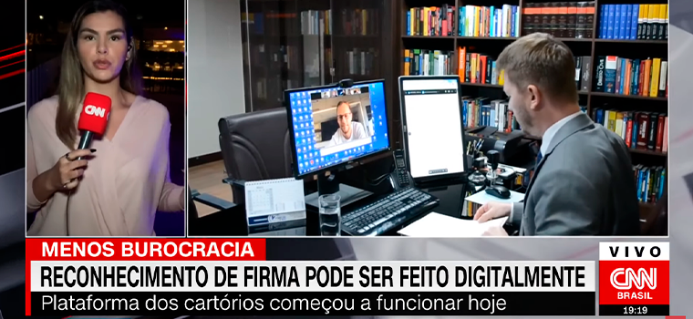 CNN: Pela 1ª vez na história, reconhecimento de firma é feito digitalmente no Brasil