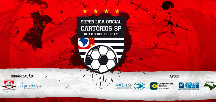 Anoreg/SP: Final Estadual da Super Liga Oficial Cartórios SP de Futebol Society acontece neste domingo (26/06)