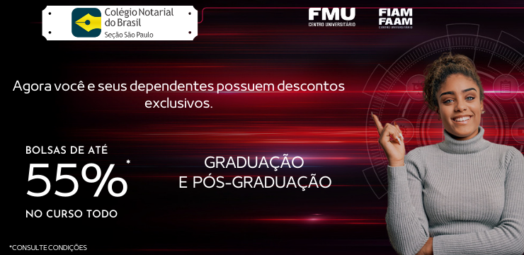 FMU oferece até 55% de desconto aos associados do CNB/SP