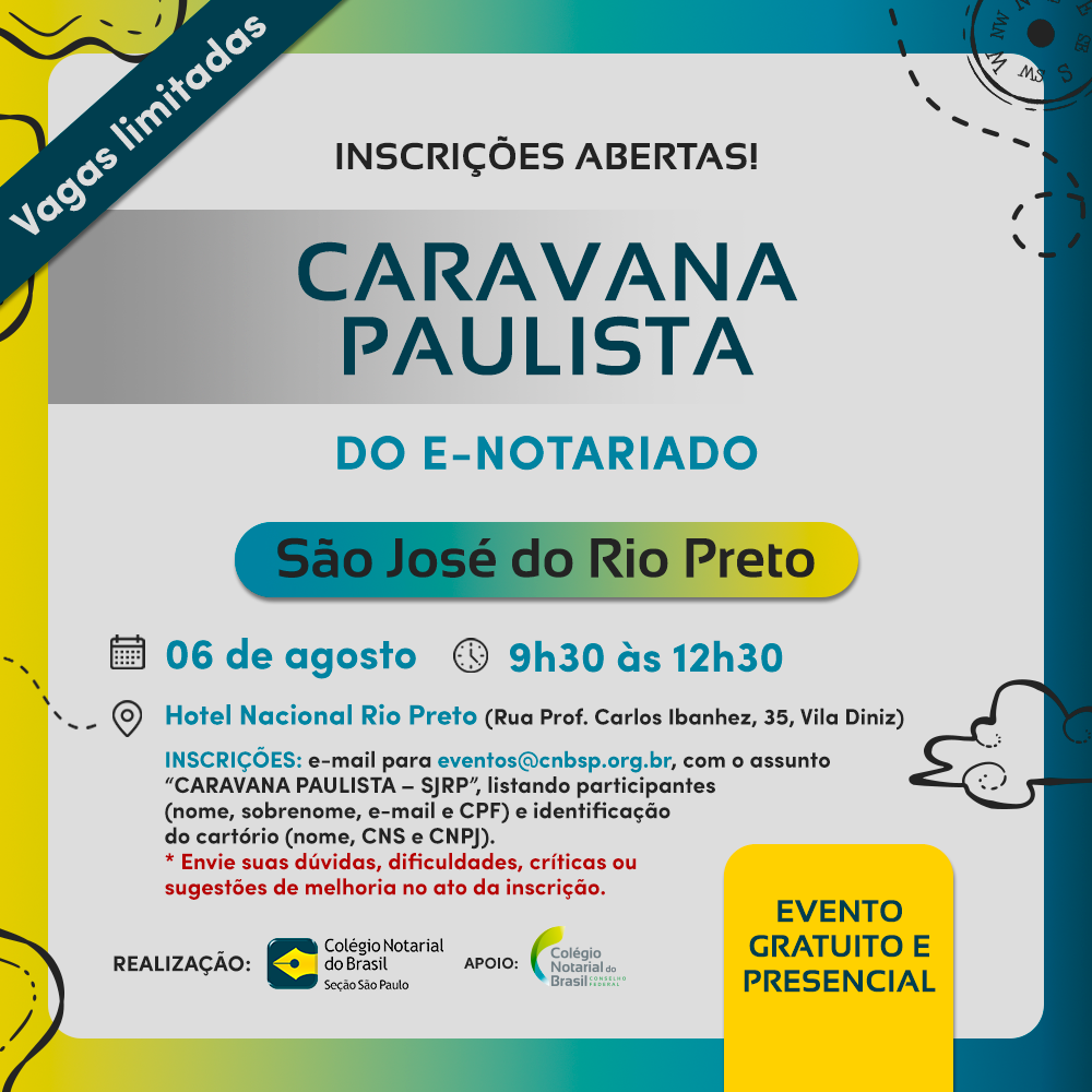 Caravana Paulista do e-Notariado - São José do Rio Preto