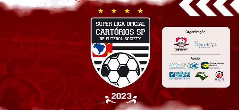 Anoreg/SP: Com apoio de entidades extrajudiciais, Anoreg/SP promove Torneio de Futebol Society 2023. Participe!