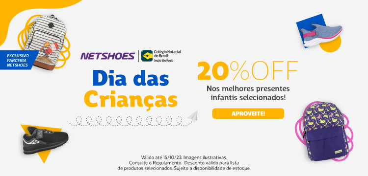 Netshoes oferece oferece até 20% de desconto aos associados do CNB/SP