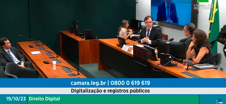 Agência Câmara: Comissão discute avanços tecnológicos digitais com representantes de cartórios