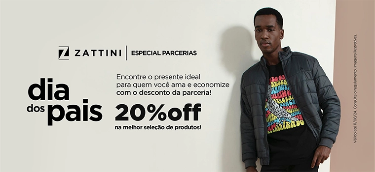 Zattini oferece 20% de desconto aos associados do CNB/SP