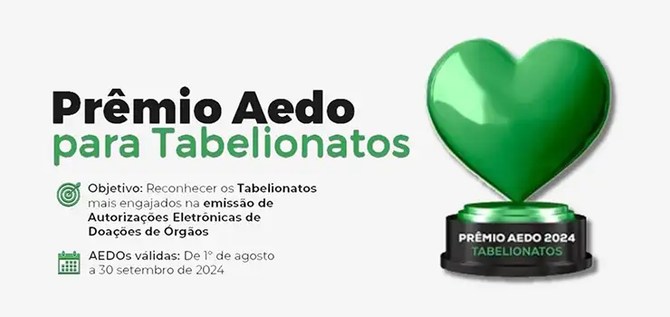 CNB/CF: “Prêmio AEDO 2024 Tabelionatos” celebra engajamento na emissão de AEDOs; confira os vencedores