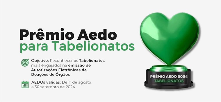 CNB/CF: “Prêmio AEDO 2024 Tabelionatos” celebra engajamento na emissão de AEDOs; confira os vencedores