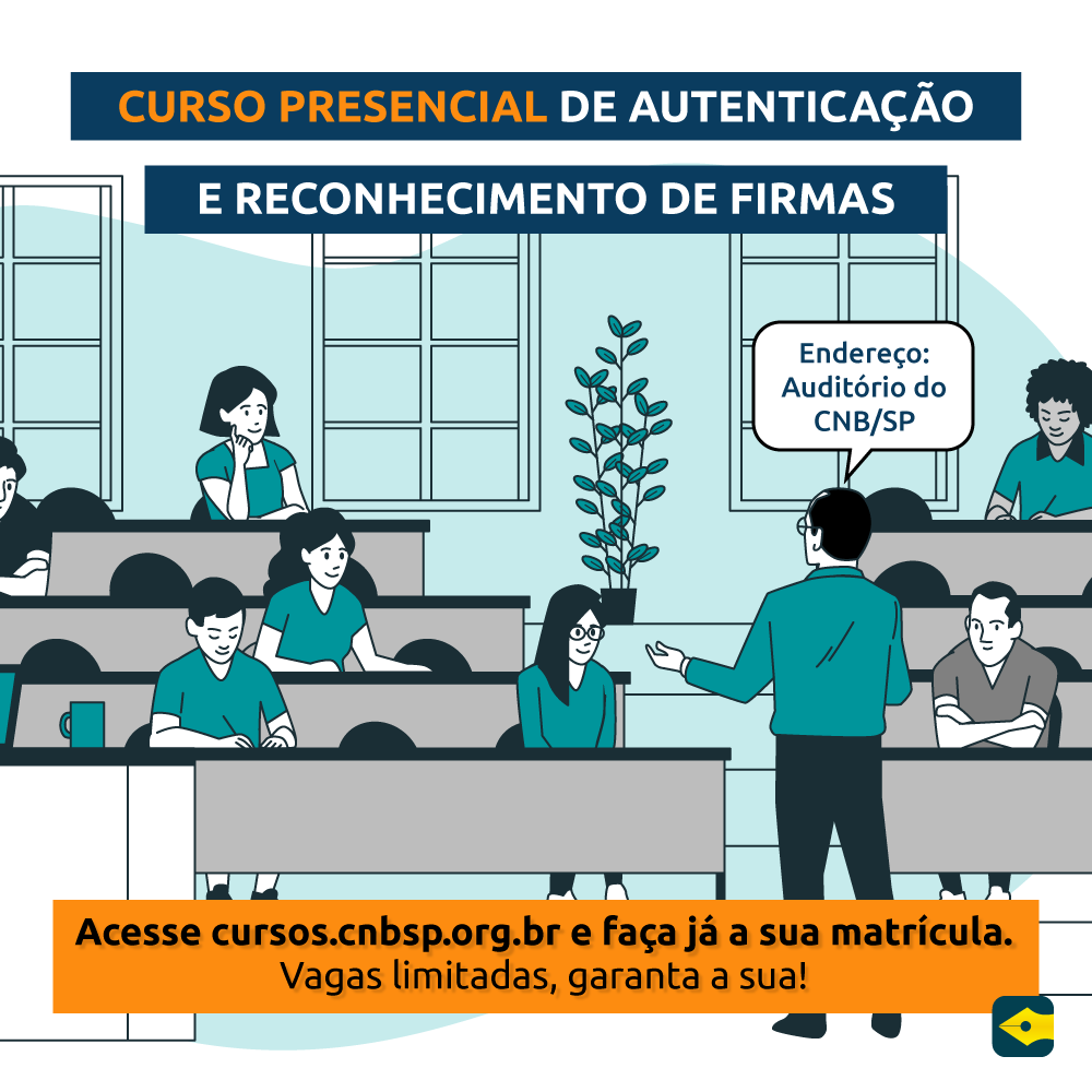 CURSO DE AUTENTICAÇÃO E RECONHECIMENTO DE FIRMAS