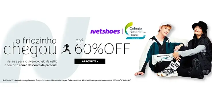 Netshoes oferece até 60% de desconto na melhor seleção de produtos