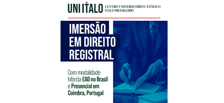 CNB/SP: Uni Ítalo está com inscrições abertas para o curso de Imersão em Registros Públicos – com modalidade híbrida e descontos para associados