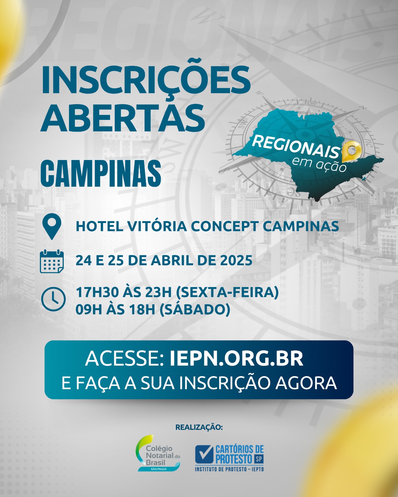 REGIONAIS EM AÇÃO - 4° EDIÇÃO - CAMPINAS