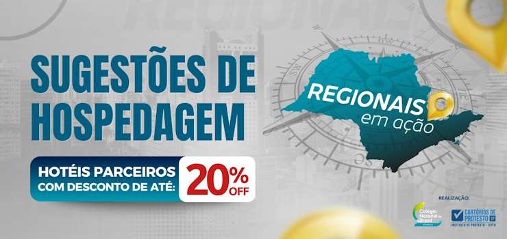 Sugestões de hospedagem para o Regionais em Ação em Campinas