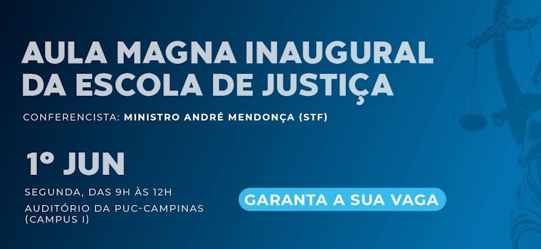 CNB/SP divulga: EJ abre inscrições para Aula Magna com o ministro do STF André Mendonça