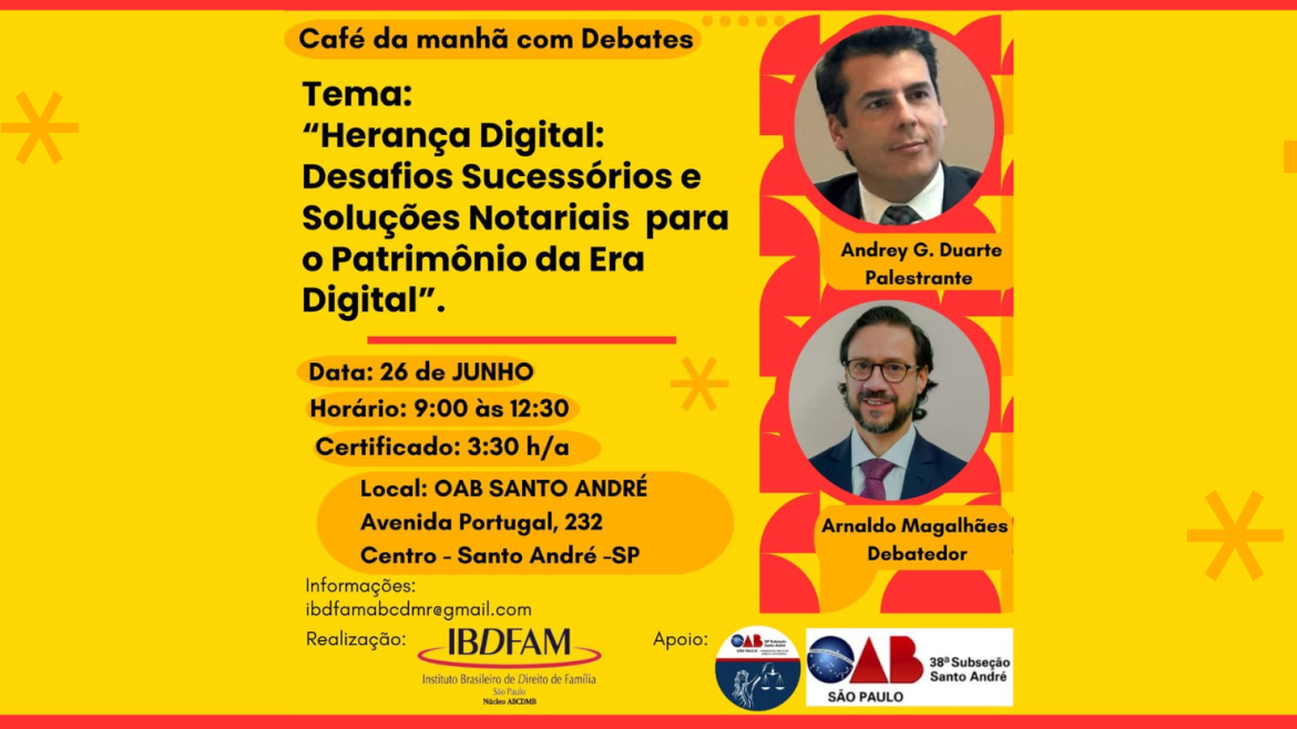 CNB/SP Participará do Café da Manhã com Debates Ibdfam