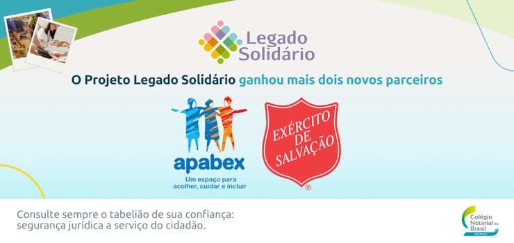 Novos parceiros: Legado Solidário💙